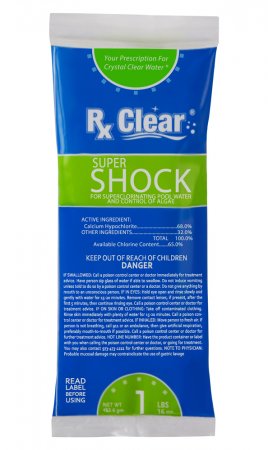 Rx Clear Super Shock for Synergy Sanitizer (Various Packages)