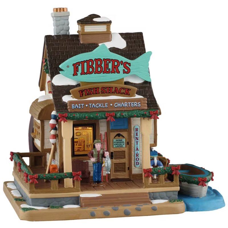 Lemax Vail Village Lighted Building: Fibber's Fish Shack #55329