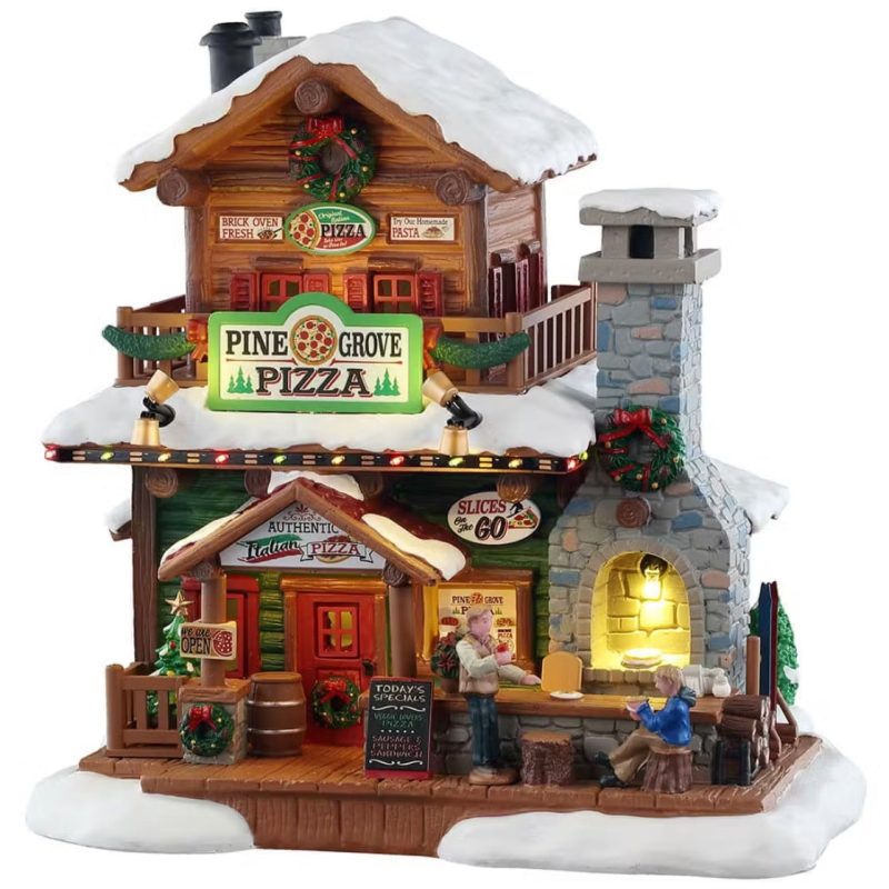 Lemax Vail Village Lighted Building: Pine Grove Pizza #55322