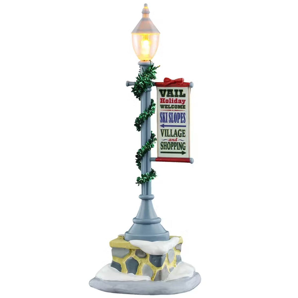 Lemax Vail Village Accessory: Vail Lamp Post #54464