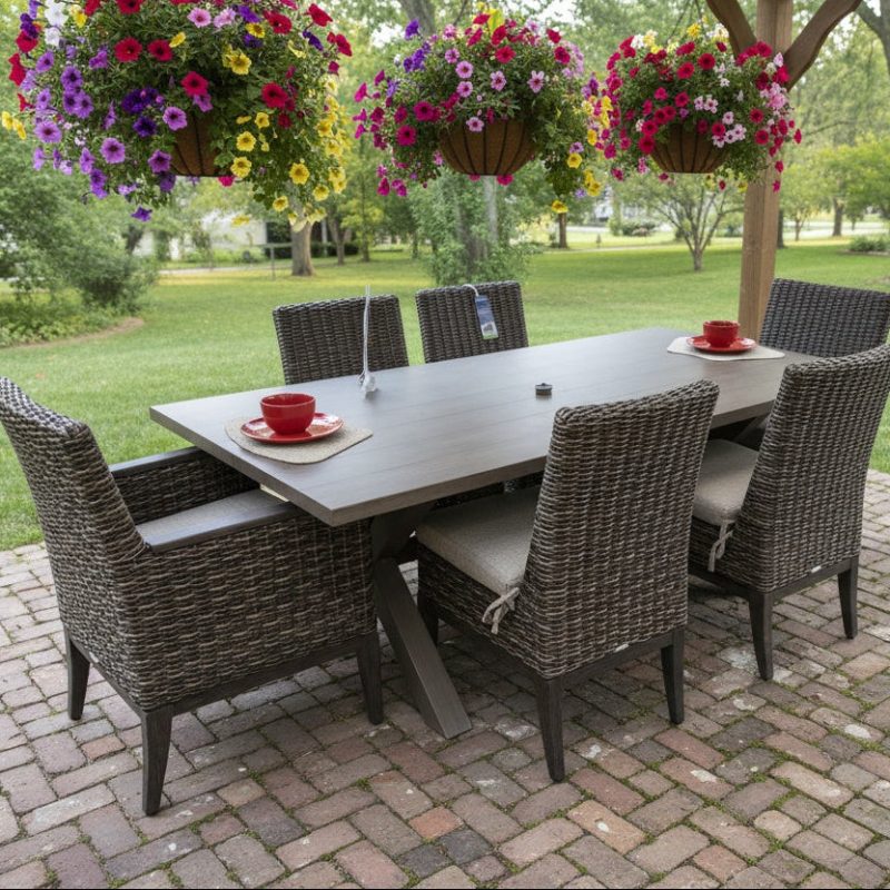 Remy Cushioned Wicker Dining Collection