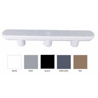 CMP Black 32" Unblockable Channel Main Drain with Sump, 25506-324-000