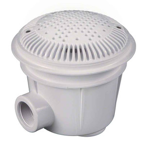 Hayward White 1.5" x 2" Dual Suction Outlet with AV Grate, Pack of 2, WG1153AVPAK2