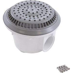 Waterway Gray Vinyl Linear Anti-Vortex 8" Main Drain, 2" Socket, 640-2757 V