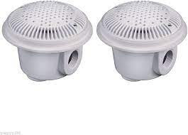 Hayward Concrete Pool 8" Dual Suction Outlet With Adjustable Collar, WG1051AVPAK2